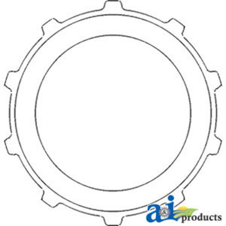 A & I PRODUCTS Plate, Powershaft Clutch 6" x0.2" x6" A-T28665